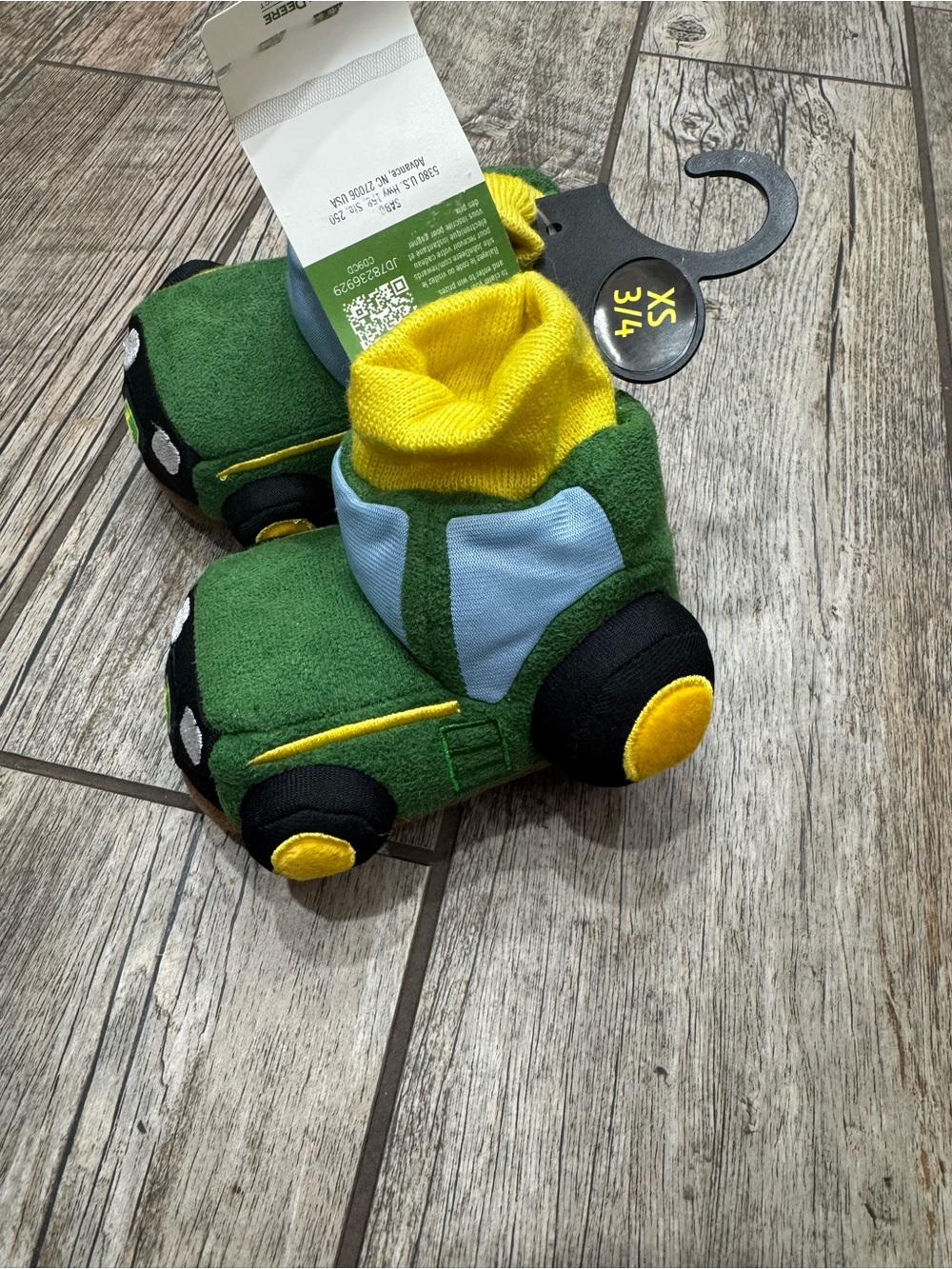 John Deere Baby or Toddler Slippers XS (3/4) | NWT | Cozy Farm Kids Shoes